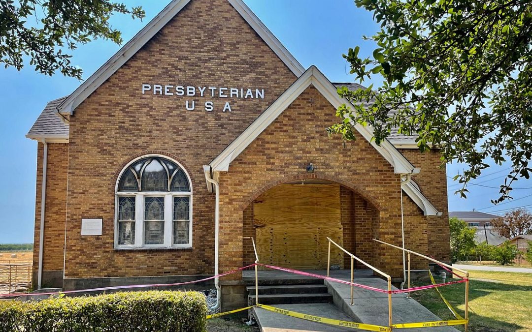 Fire at First Presbyterian Church in Prosper