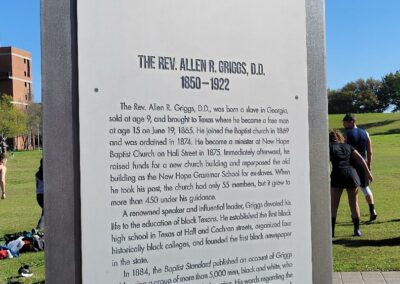 The Rev. Allen R. Griggs Plaque